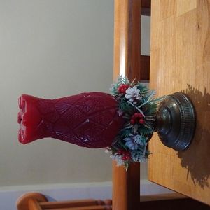 Vintage Hurricane Classic Candle & Holder